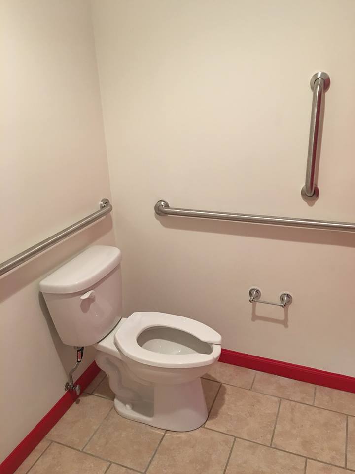 disability compliant toilet installation